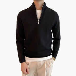 Fine Quarter Zip Sweater