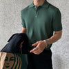 Cotton Ribbed Polo Shirt