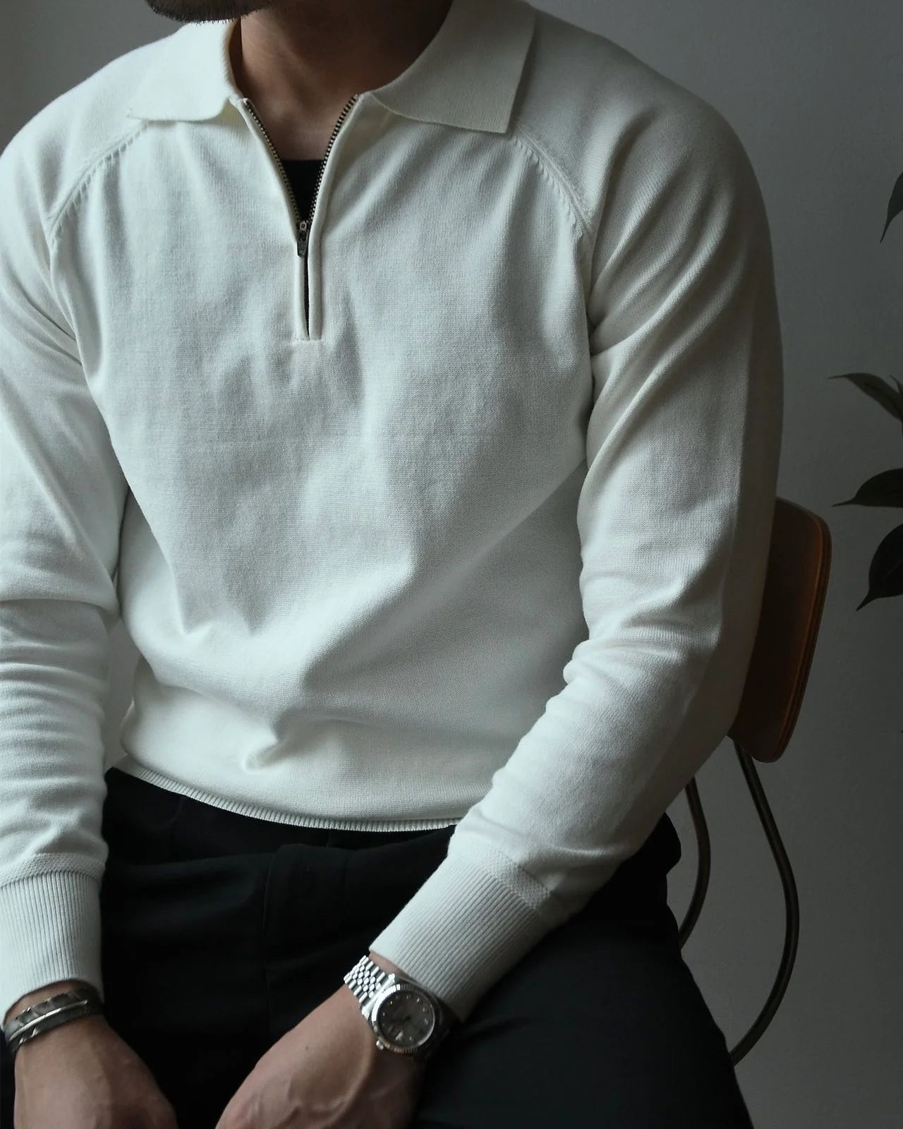 Quarter Zip with Raglan Sleeves