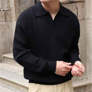 BUSAN Old Money V-Neck Polo